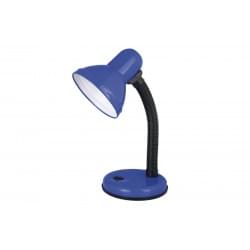 Настольный ламповый светильник 12369 Ultraflash UF-301P синий 220В 60Вт Е27 (упаковка-пакет с подвесом)