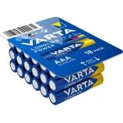 Батарейки Varta Longlife Power, 4903, щелочные, AAA, LR03, 18 шт