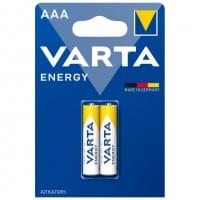Батарейки Varta Energy, 04103213412, щелочные, AAA, LR03, 2 шт