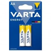 Батарейки Varta Energy, 04106229412, щелочные, AA, LR6, 2 шт