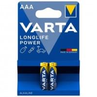 Батарейки Varta Longlife Power, 4903, щелочные, AAA, LR03, 2 штуки