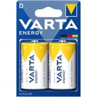 Батарейки Varta Energy, 04120229412, щелочные, D, LR20, 2 шт