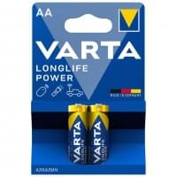 Батарейки Varta Longlife Power, 4906, щелочные, AA, LR6, 2 штуки