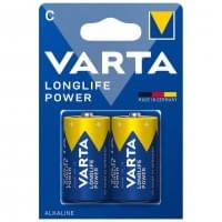 Батарейки Varta Longlife Power, 4914, щелочные, C, LR14, 2 шт