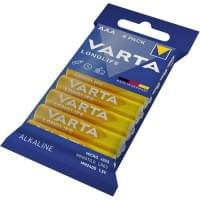 Батарейки Varta Longlife, 04103101328, щелочные, AAA, LR03, 8 шт