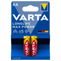 Батарейки Varta Longlife Max Power, 4706, AA, LR6, 2 шт