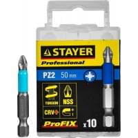 Набор бит STAYER ProFix PZ2 50 мм 10 шт. 26223-2-50-10
