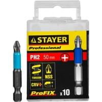 Набор бит STAYER ProFix PH2 50 мм 10 шт. 26203-2-50-10