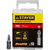 Набор бит STAYER ProFix PH1 25 мм 10 шт. 26201-1-25-10