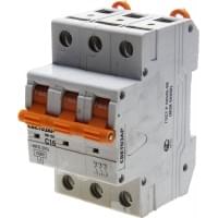 Автоматический выключатель СВЕТОЗАР 3-полюсный 16 A "C" откл. сп. 10 кА 400 В SV-49073-16-C