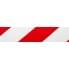 Разметочная клейкая лента ЗУБР Профессионал 50 мм 25 м красно-белая 12248-50-25