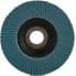 ЗУБР "Эксперт" круг лепестковый торцевой шлифовальный, тип КЛТ 1, для УШМ, циркониевый корунд, P60, 125х22.2 мм, 36596-125-60
