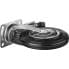 Поворотное колесо резина/металл игольчатый подшипник ЗУБР Профессионал d=200 мм г/п 185 кг 30936-200-S