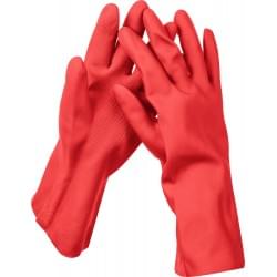 Латексные перчатки ЗУБР Латекс+ р. M хозяйственно-бытовые стойкие к кислотам и щелочам 11250-M