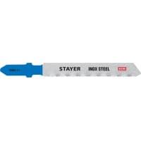 STAYER Bi-Met, по металлу, EU-хвост., шаг 1,1мм, 50мм, 2 шт., полотна для эл/лобзика 15994-1.1