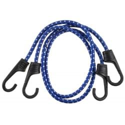 Крепежный шнур ЗУБР резиновый 80 см d 8 мм пластиковые крюки со стальным сердечником 2 шт 40508-080