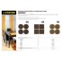 Мебельные накладки STAYER Comfort самоклеящиеся фетровые d 50 мм 4 шт. коричневые 40910-50