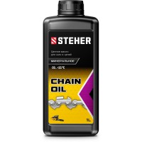 Цепное минеральное масло для бензо и электропил STEHER, 1 л, 76020-1
