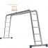 Алюминиевая лестница-трансформер СИБИН ЛТ-45 4x5 ступени 38853