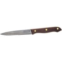 Нож для стейка LEGIONER Germanica 110 мм с деревянной ручкой нержавеющее лезвие 47834