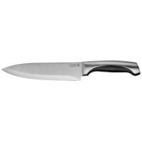 Нож шеф-повара LEGIONER Ferrata 200 мм нержавеющее лезвие рукоятка с металлическими вставками 47941