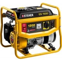 Бензиновый генератор STEHER 1200 Вт 25 кг GS-1500