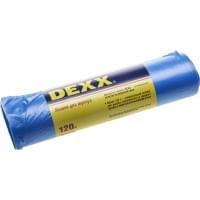Мешки для мусора DEXX 120 л голубые 10 шт 39150-120