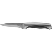 Овощной нож LEGIONER Ferrata 90 мм нержавеющее лезвие рукоятка с металлическими вставками 47948