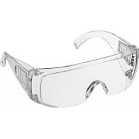 Защитные прозрачные очки DEXX широкая монолинза с дополнительной боковой защитой и вентиляцией, открытого типа, 11050_z02