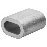 Зажим троса ЗУБР DIN 3093 алюминиевый 1,5 мм 2 шт. 4-304476-01