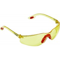 Защитные очки ЗУБР Спектр 3 Профессионал открытого типа жёлтая линза с двухкомпонентными дужками 110316