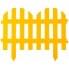 Декоративный забор GRINDA Палисадник 28х300 см, желтый 422205-Y