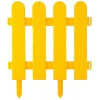 Декоративный забор GRINDA Штакетник 29х224 см, желтый 422209-Y