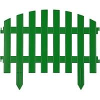 Декоративный забор GRINDA Ар Деко 28х300 см, зеленый 422203-G