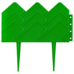 Декоративный бордюр GRINDA 14х310 см, для клумб, зеленый 422221-G
