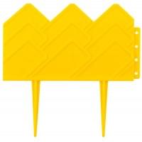 Декоративный бордюр GRINDA 14х310 см, для клумб, желтый 422221-Y