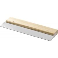 Белый резиновый шпатель STAYER 200 мм эластичный деревянная ручка 1018-20