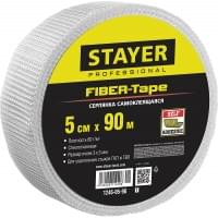 Самоклеящаяся серпянка STAYER Fiber-Tape 5см х 90м 3х3 мм 1246-05-90