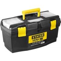 Пластиковый ящик для инструментов STAYER VEGA-19 490 х 250 х 250 мм (19") 38105-18
